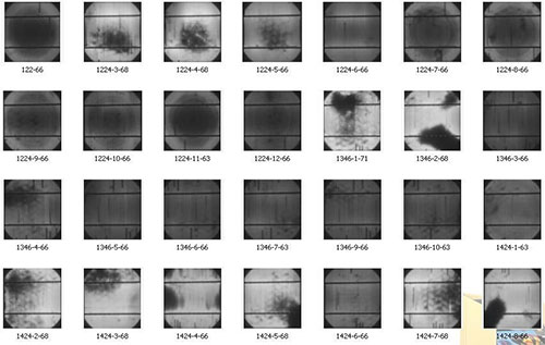 太陽(yáng)能電池板視覺檢測(cè)圖像